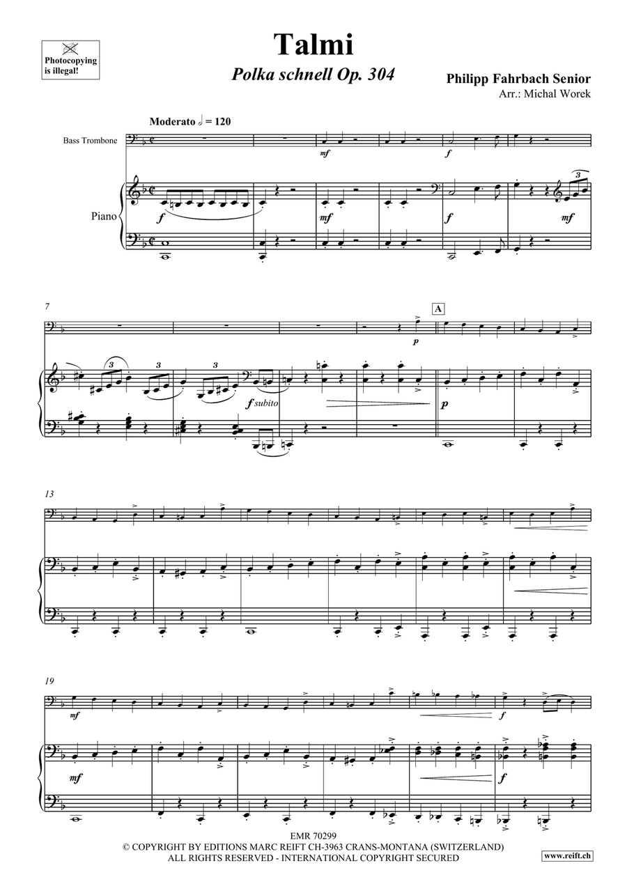 Talmi Talmi Bass Trombone scores gallery preview page 4