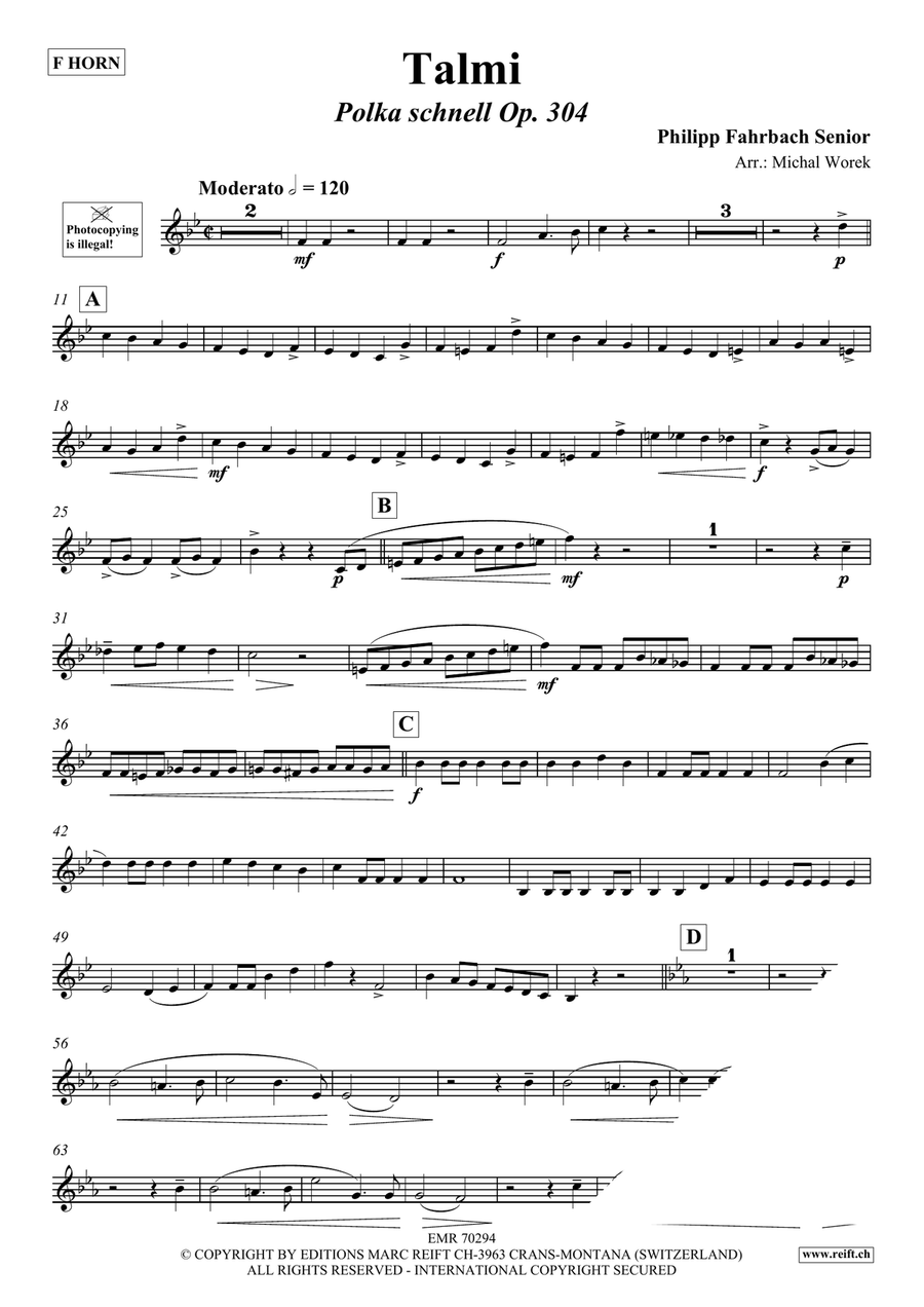 Talmi Talmi Horn scores gallery preview page 3