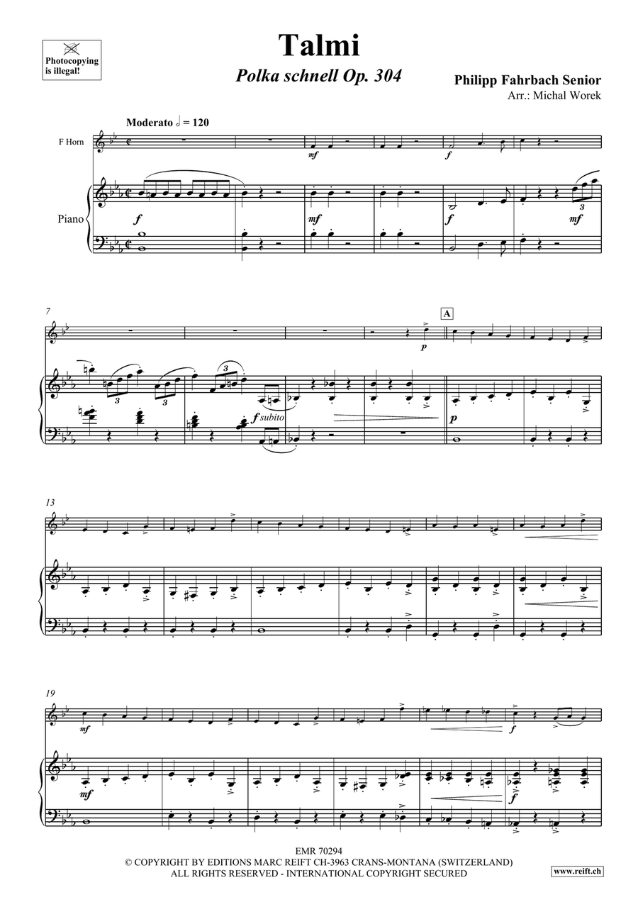 Talmi Talmi Horn scores gallery preview page 4