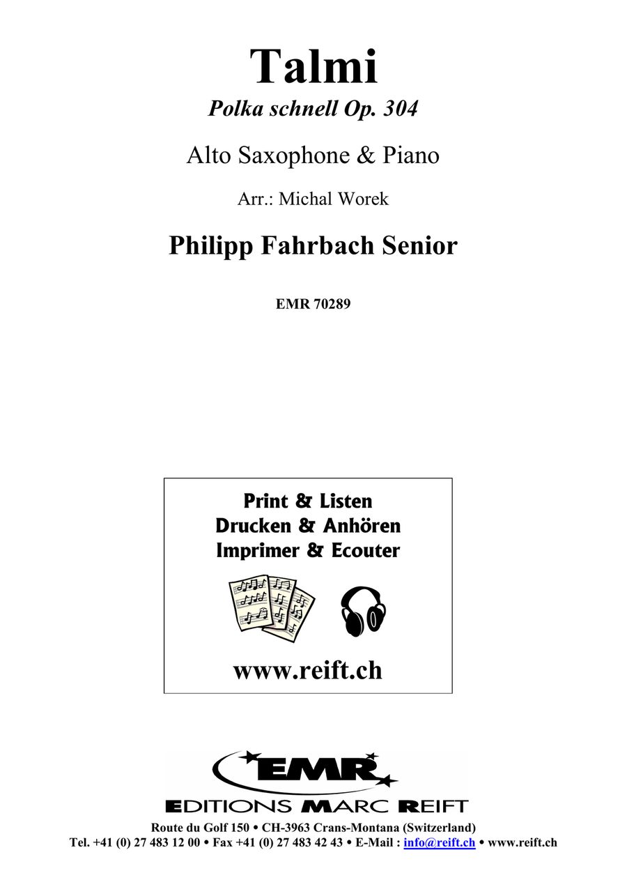 Talmi Talmi Alto Saxophone scores gallery preview page 2