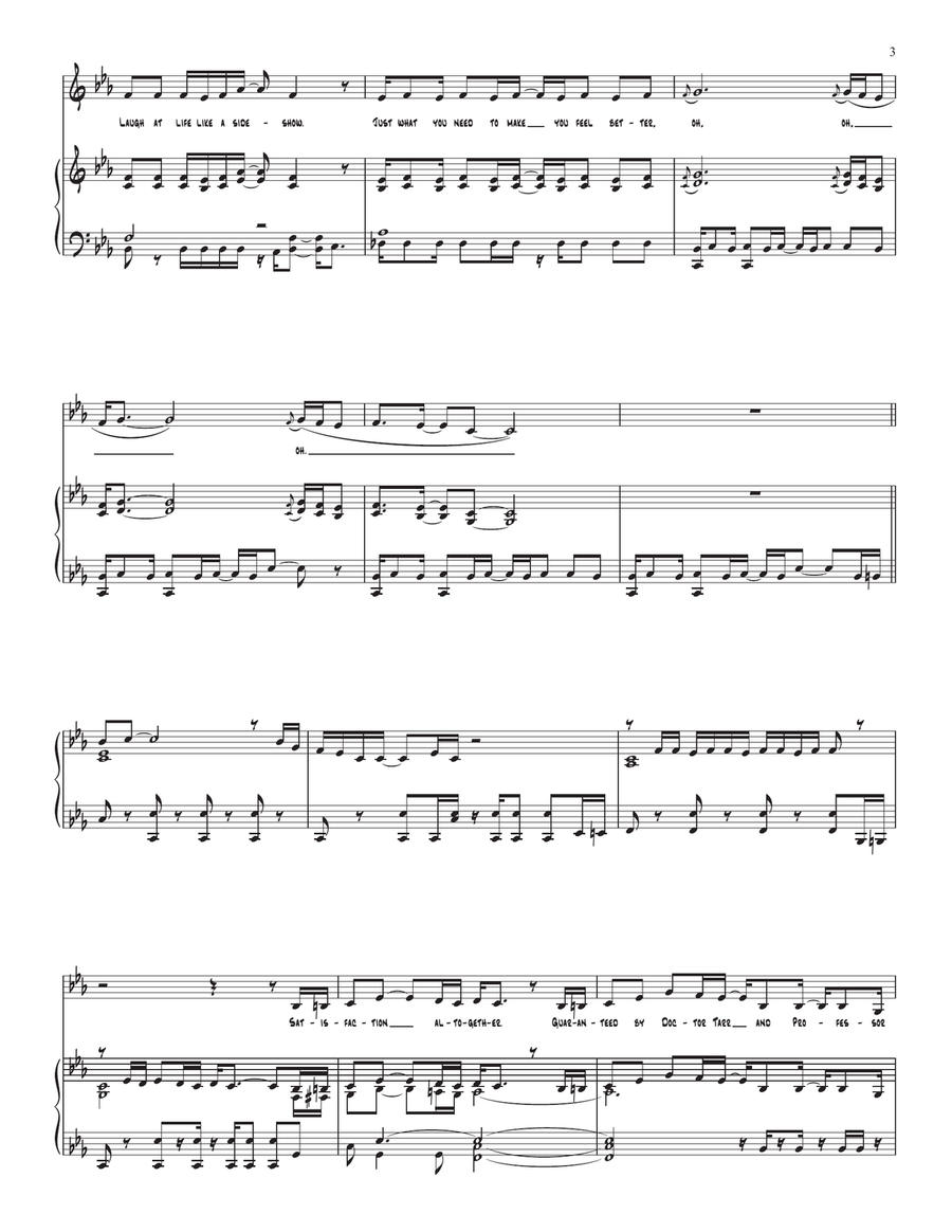 (The System Of) Dr. Tarr And Professor Fether Piano, Vocal scores gallery preview page 3