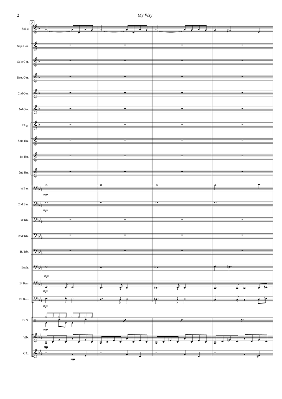 My Way Brass Band scores gallery preview page 2