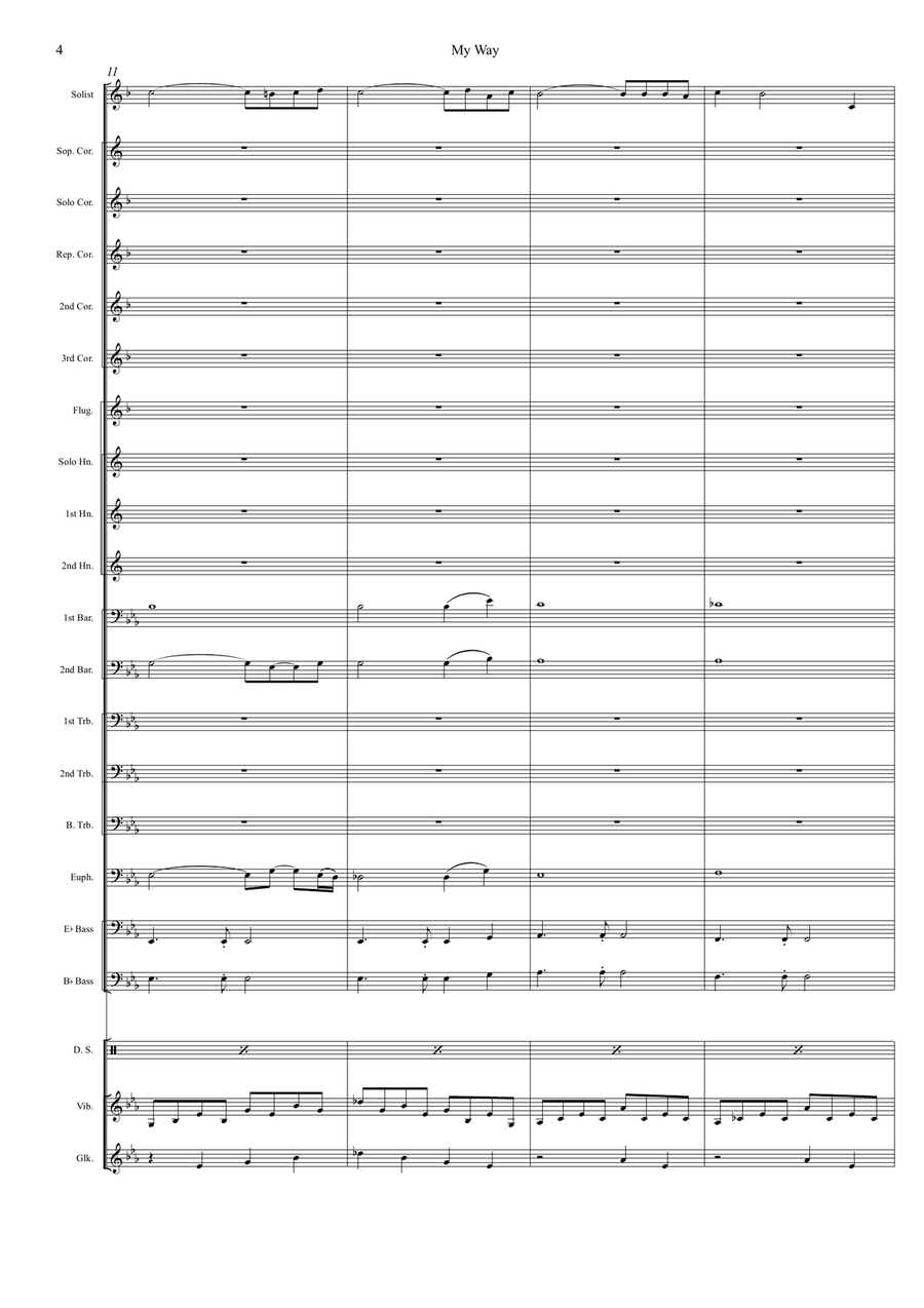 My Way Brass Band scores gallery preview page 4