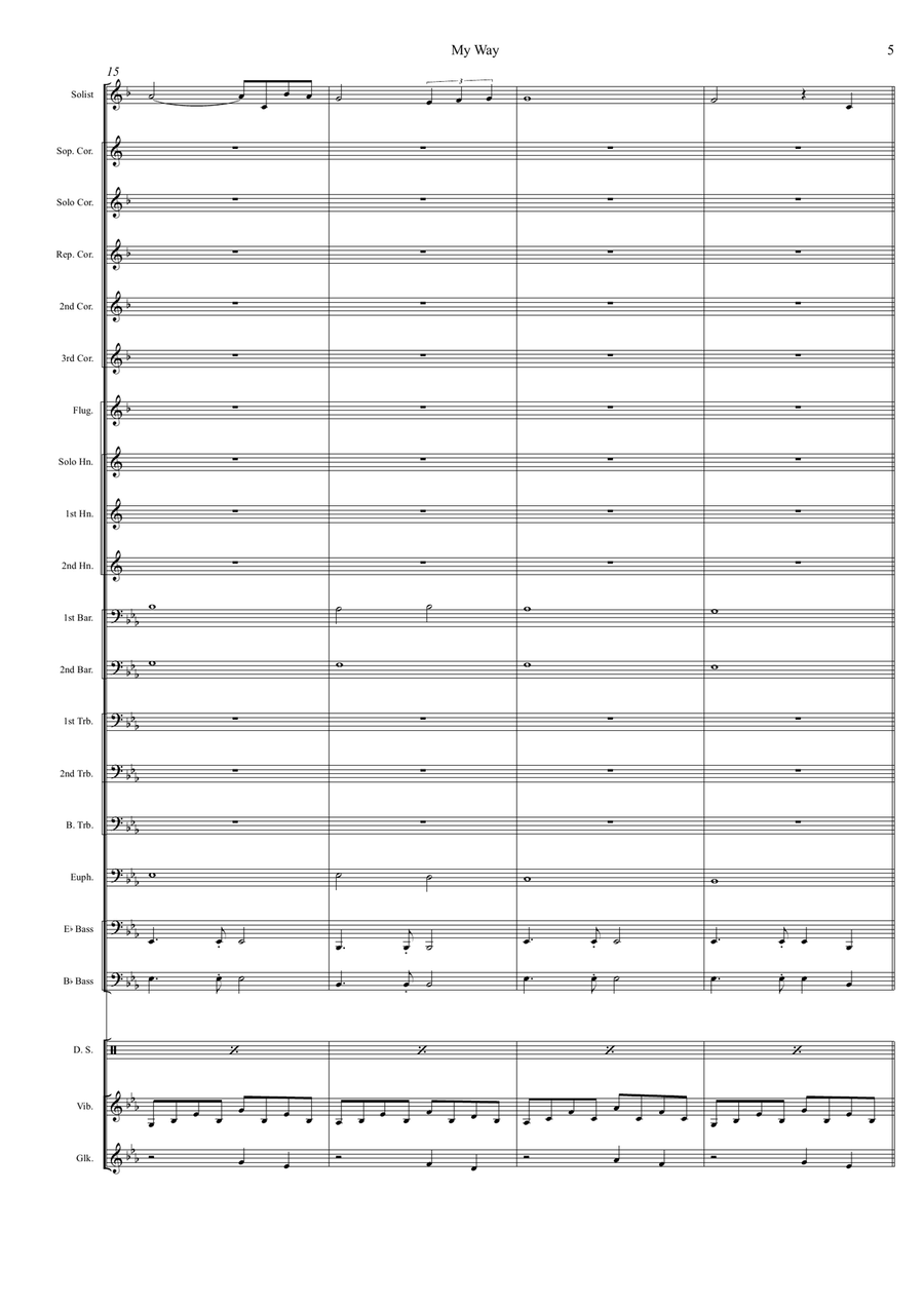 My Way Brass Band scores gallery preview page 5