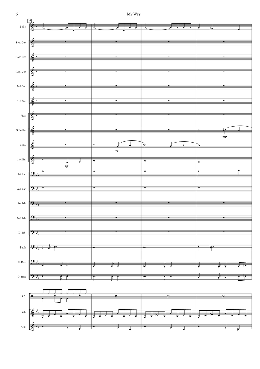 My Way Brass Band scores gallery preview page 6