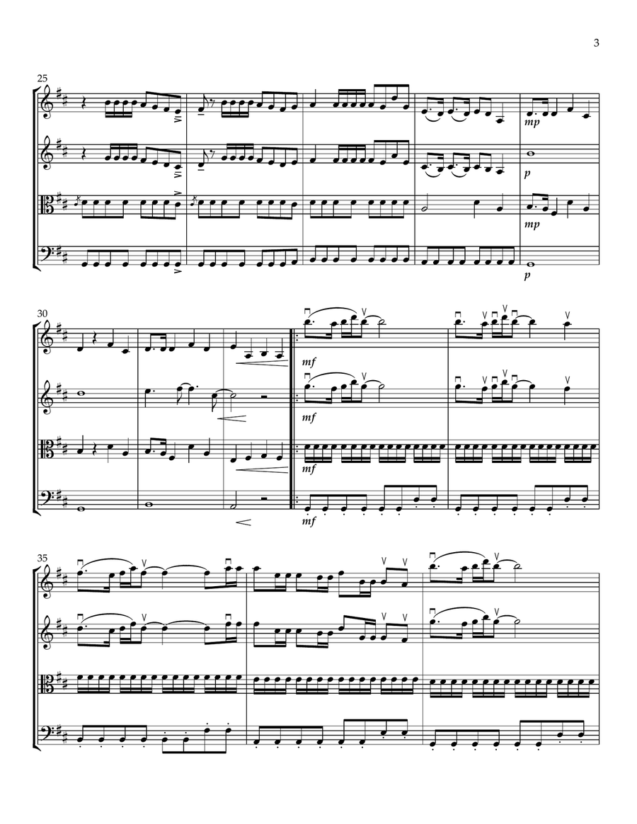 That's So True String Quartet scores gallery preview page 3