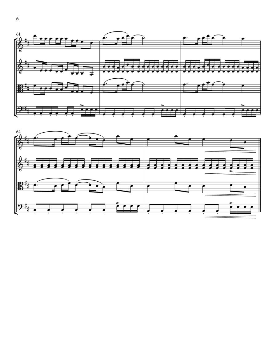 That's So True String Quartet scores gallery preview page 6