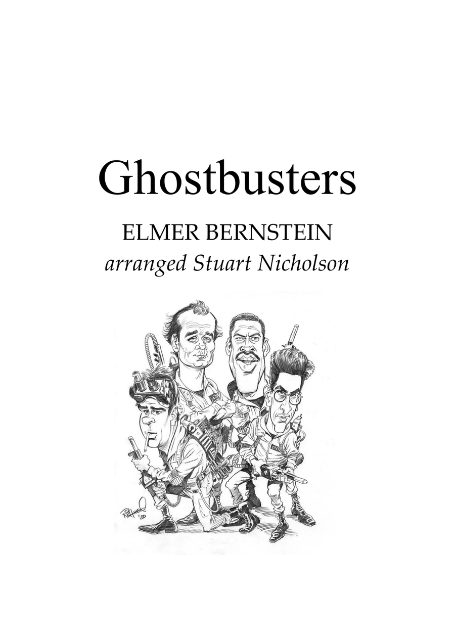 Main Title Theme (Ghostbusters) Organ Solo scores gallery preview page 1