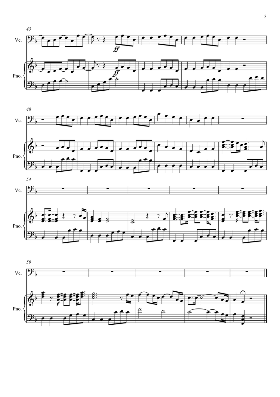 Shotgun Shotgun Piano scores gallery preview page 3