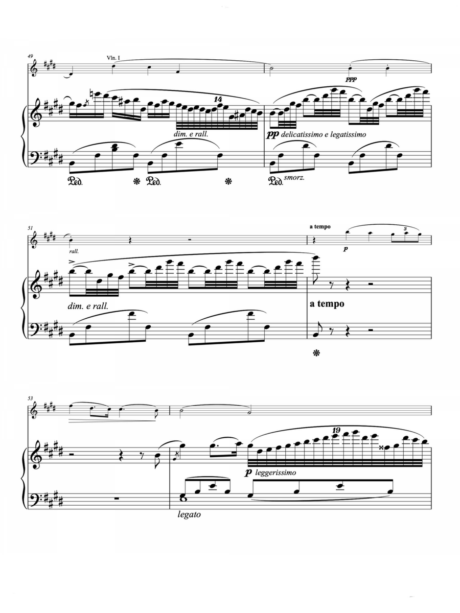 Chopin Piano concerto No. 1 in E minor op. 11 2nd Movement - Romance Piano Solo scores gallery preview page 6