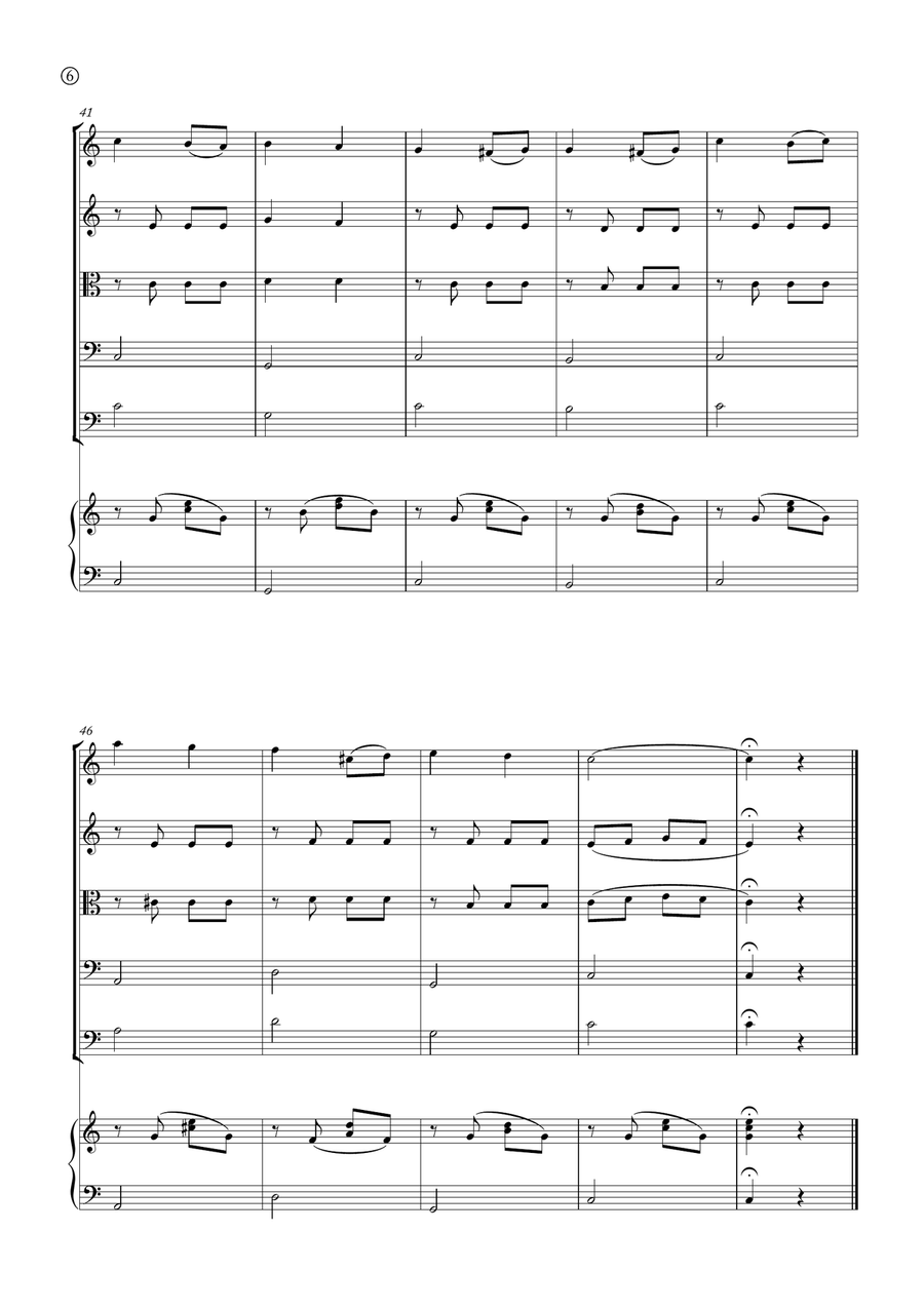 Melody in F Melody in F String Orchestra scores gallery preview page 6