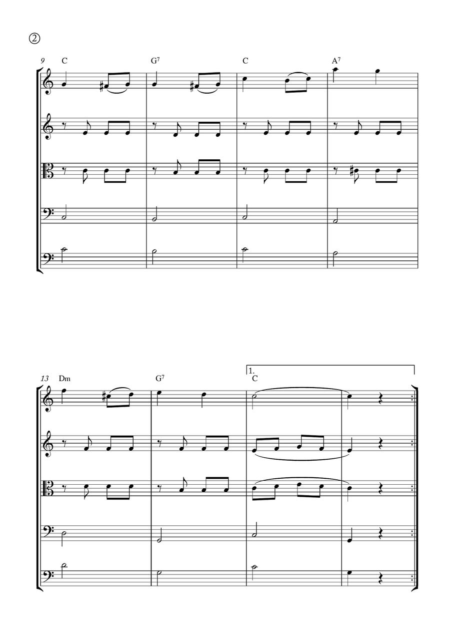 Melody in F Melody in F String Orchestra scores gallery preview page 2