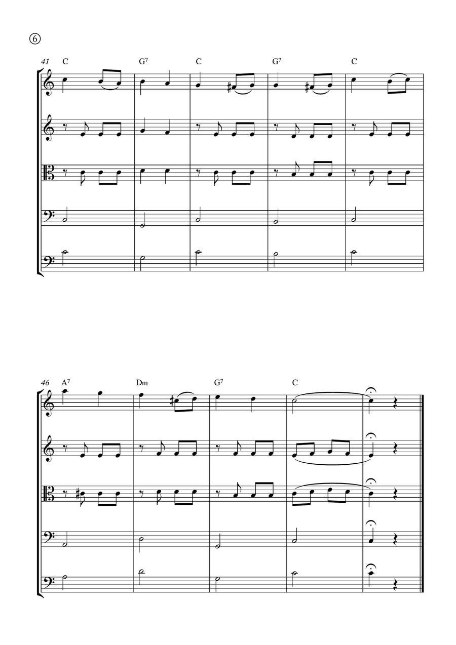 Melody in F Melody in F String Orchestra scores gallery preview page 6