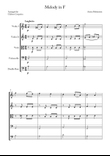 Melody in F