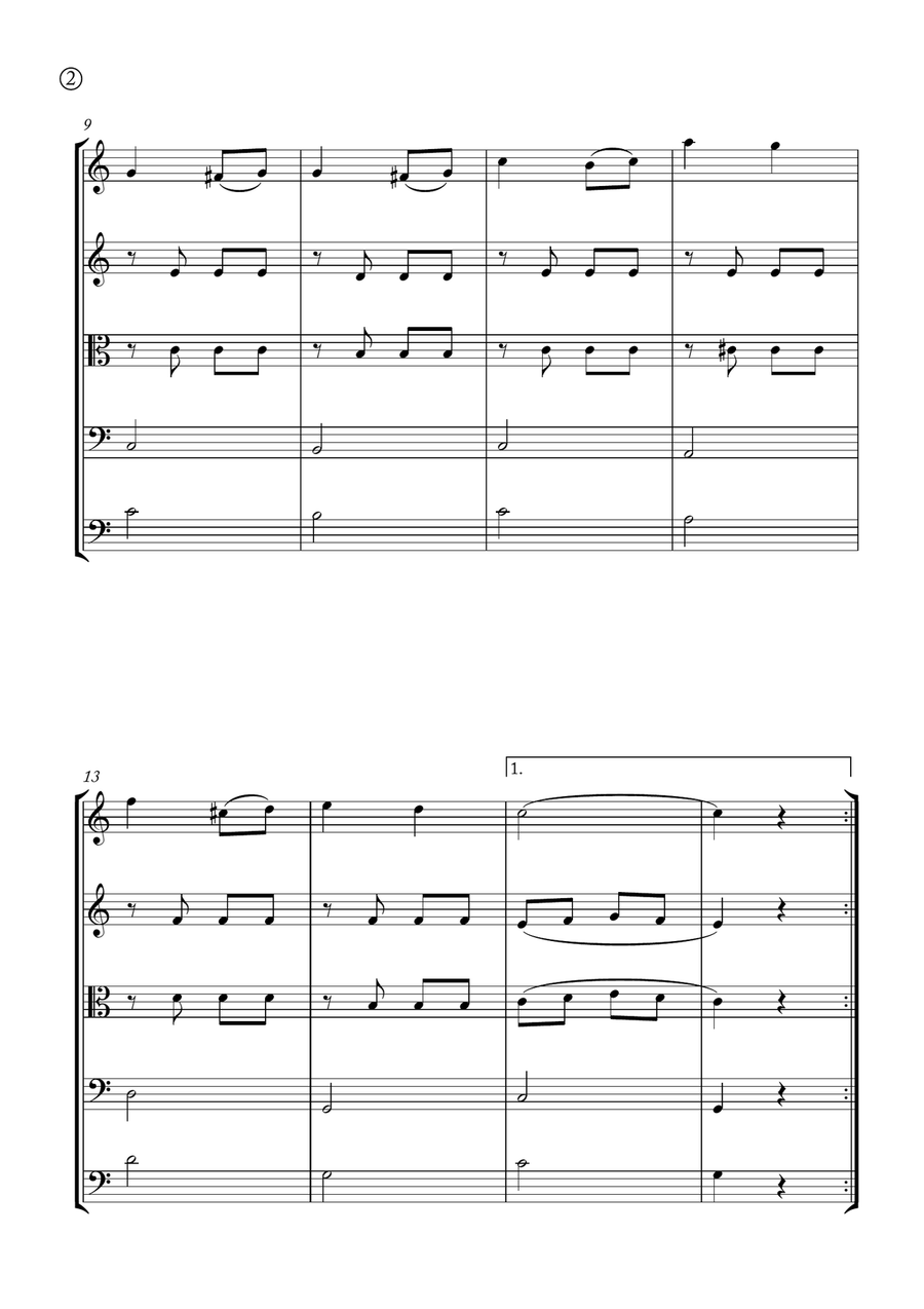 Melody in F Melody in F String Orchestra scores gallery preview page 2