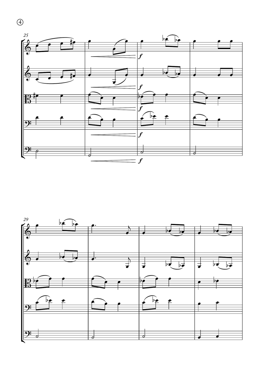 Melody in F Melody in F String Orchestra scores gallery preview page 4