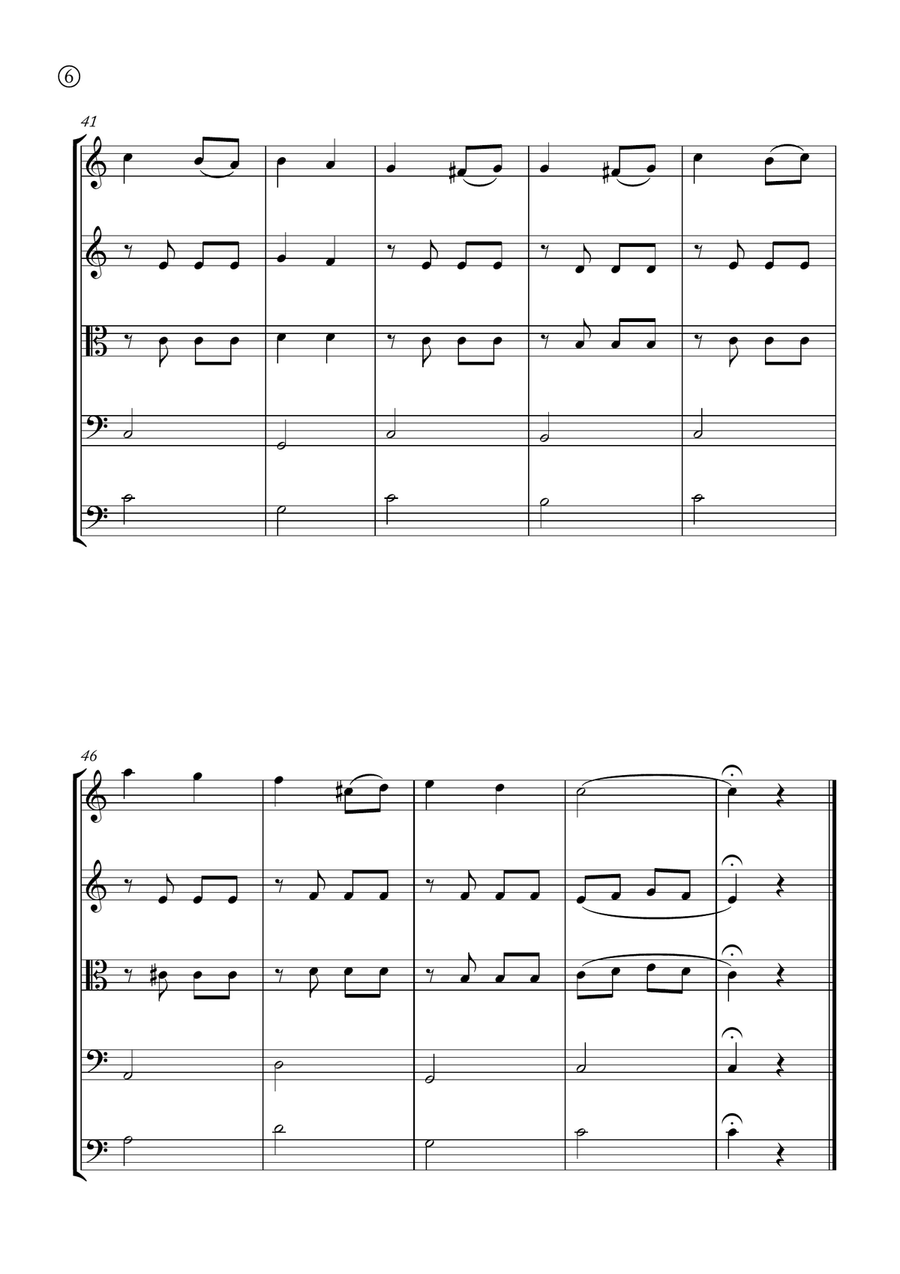 Melody in F Melody in F String Orchestra scores gallery preview page 6