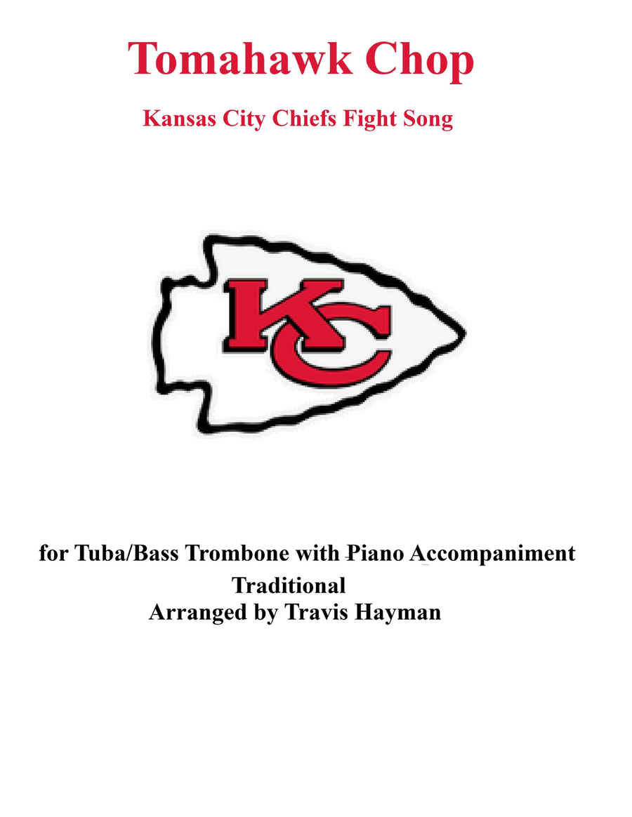Tomahawk Chop - for Tuba/Bass Trombone with Piano Accompaniment Trombone scores gallery preview page 1