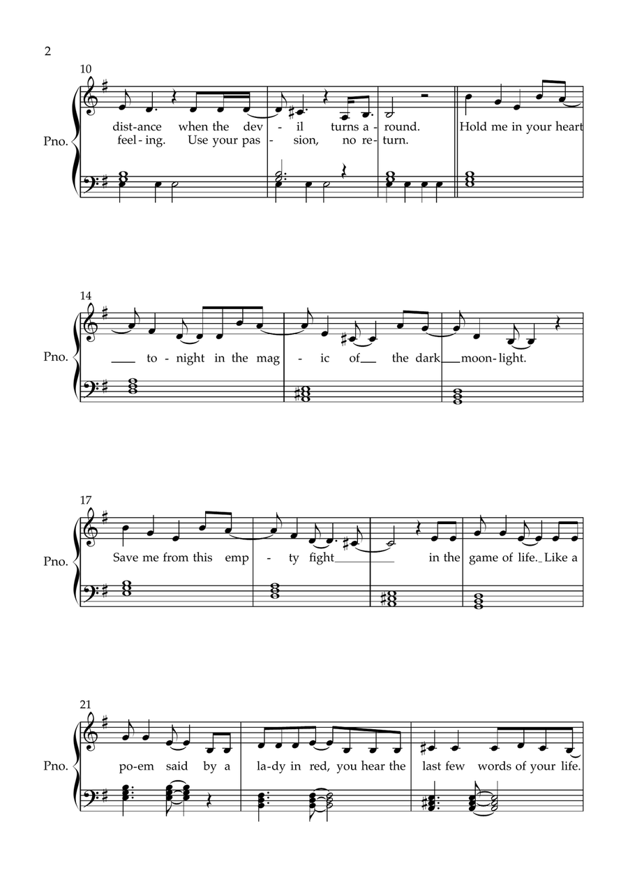 Abracadabra Abracadabra Easy Piano scores gallery preview page 2