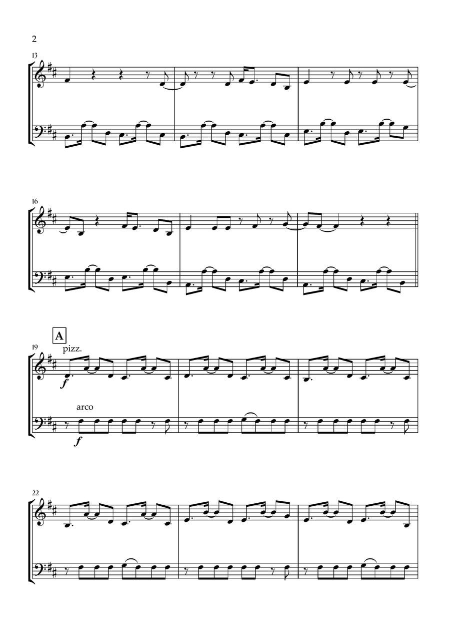Birds Of A Feather Birds Of A Feather String Duet scores gallery preview page 2