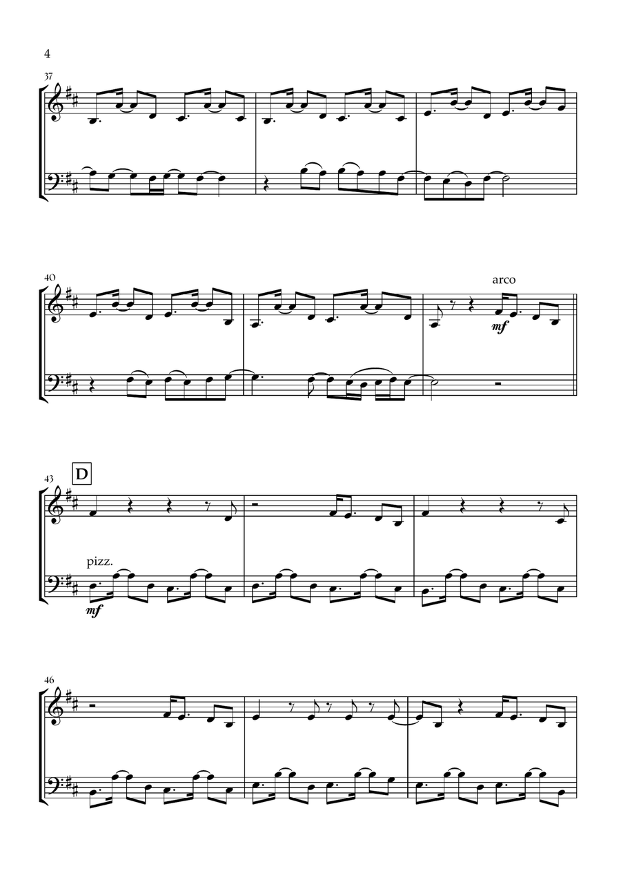 Birds Of A Feather Birds Of A Feather String Duet scores gallery preview page 4