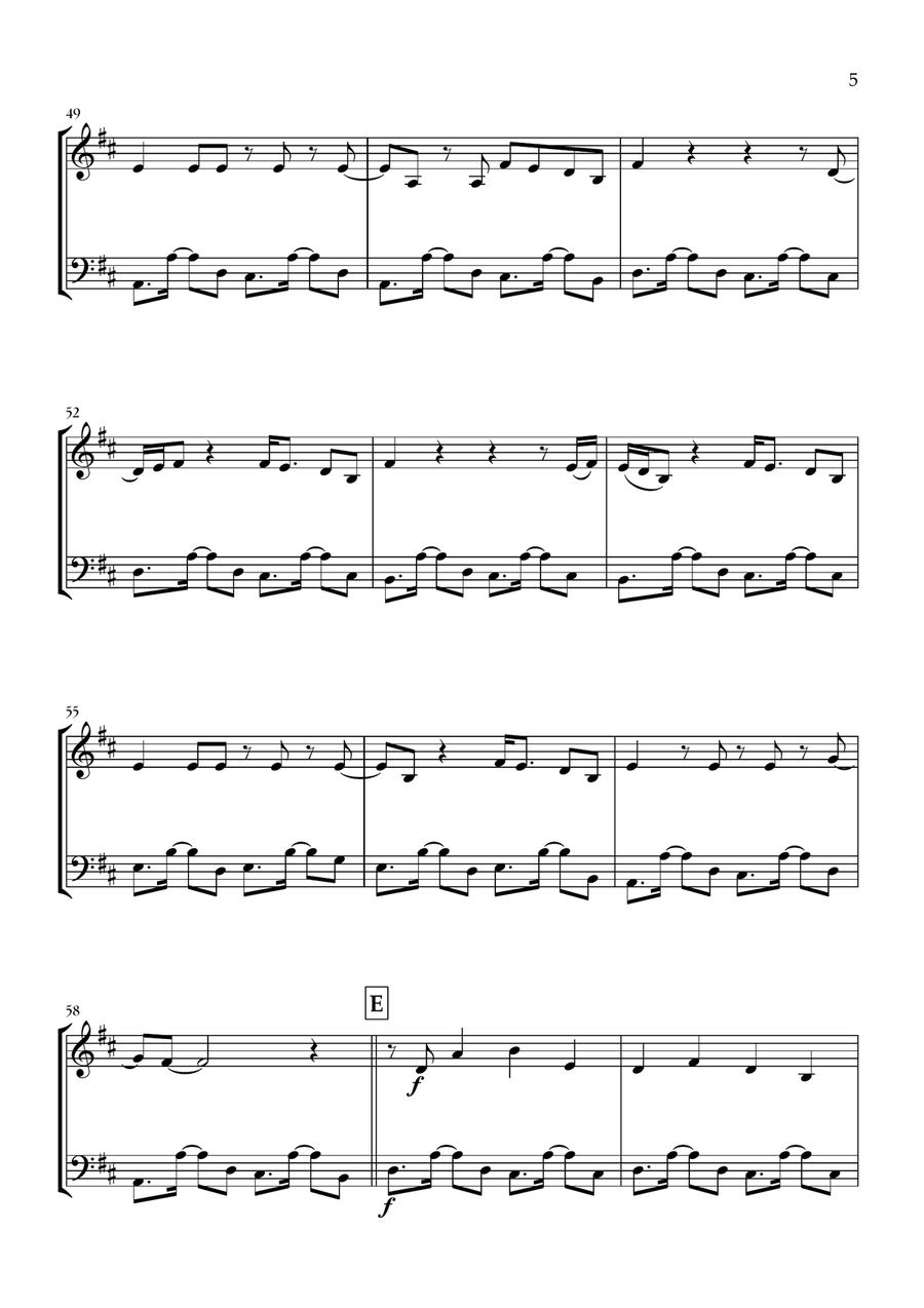 Birds Of A Feather Birds Of A Feather String Duet scores gallery preview page 5