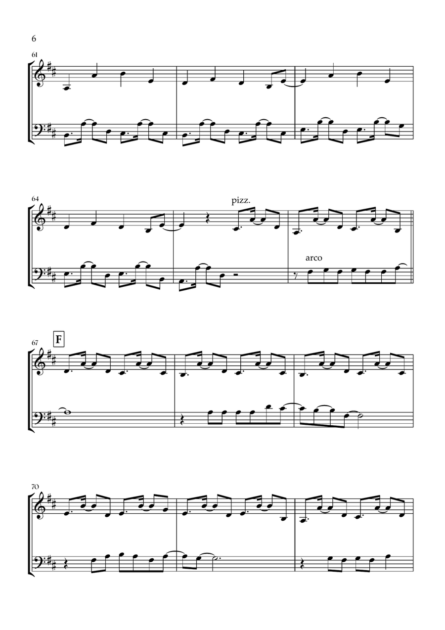 Birds Of A Feather Birds Of A Feather String Duet scores gallery preview page 6