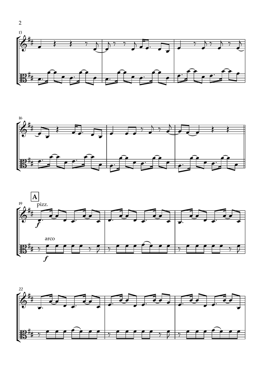Birds Of A Feather Birds Of A Feather String Duet scores gallery preview page 2