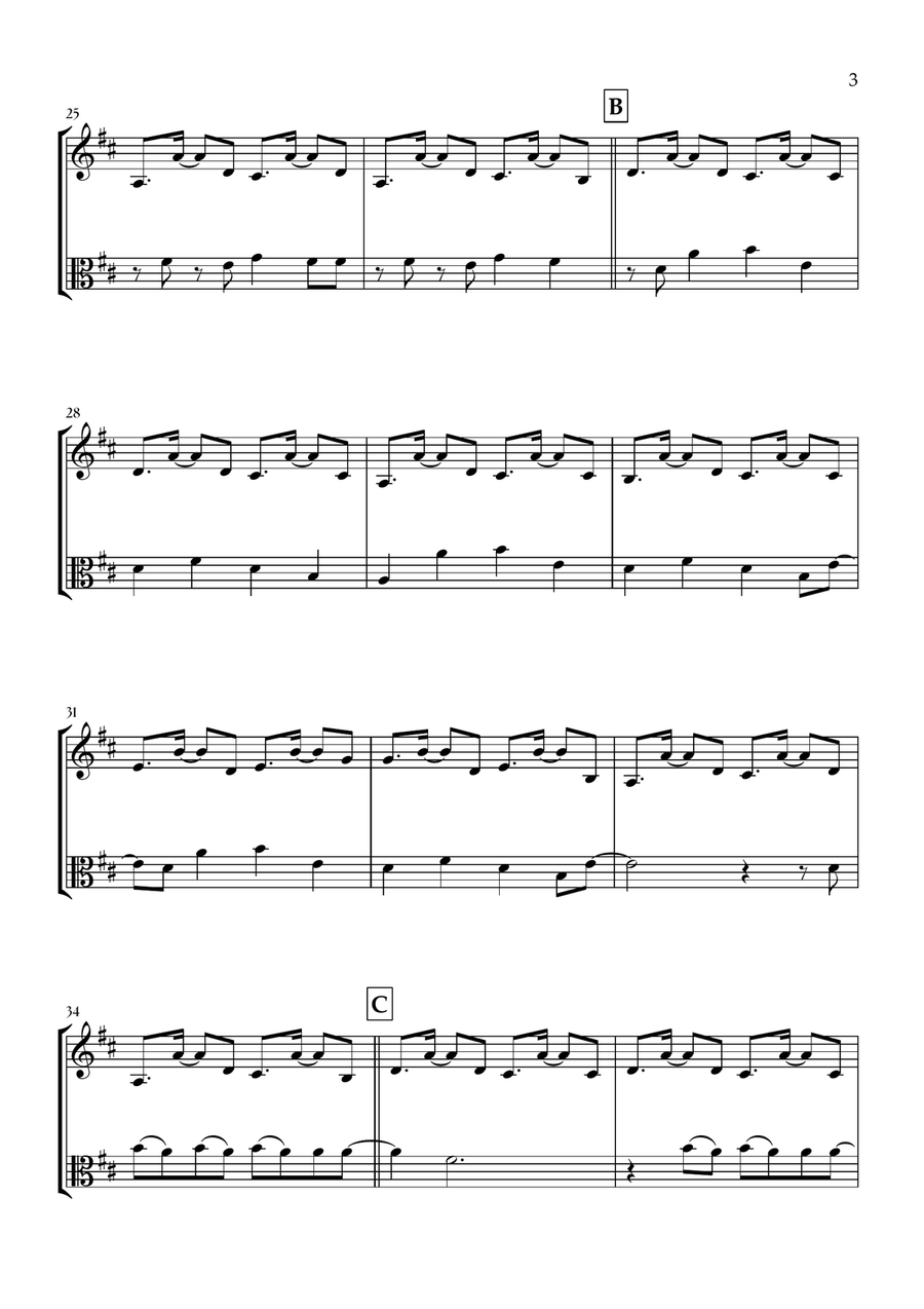 Birds Of A Feather Birds Of A Feather String Duet scores gallery preview page 3