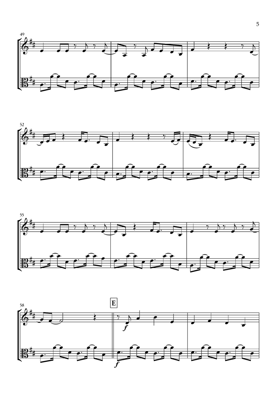 Birds Of A Feather Birds Of A Feather String Duet scores gallery preview page 5
