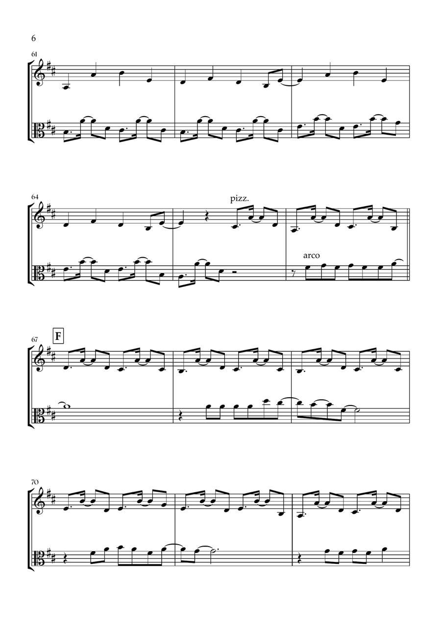 Birds Of A Feather Birds Of A Feather String Duet scores gallery preview page 6