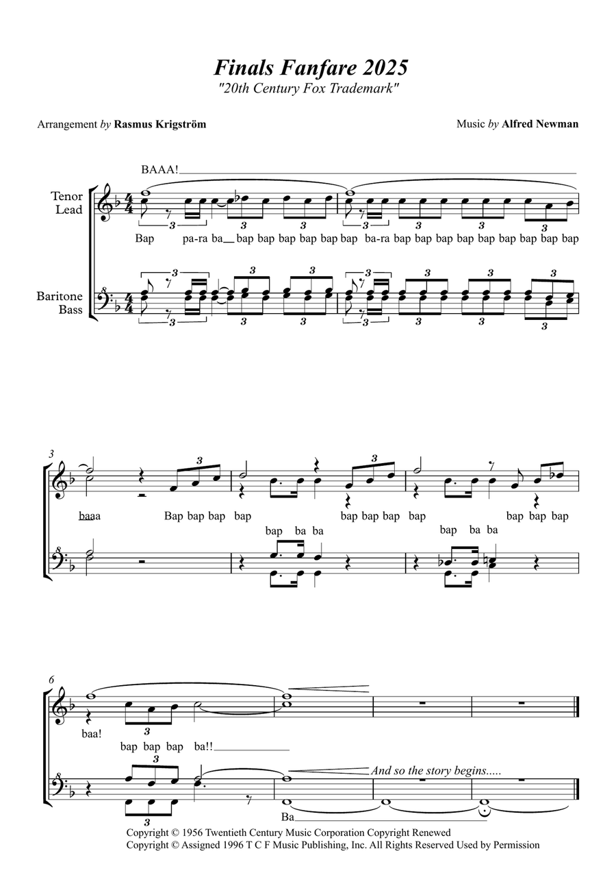 Twentieth Century Fox Trademark SSAA scores gallery preview page 1