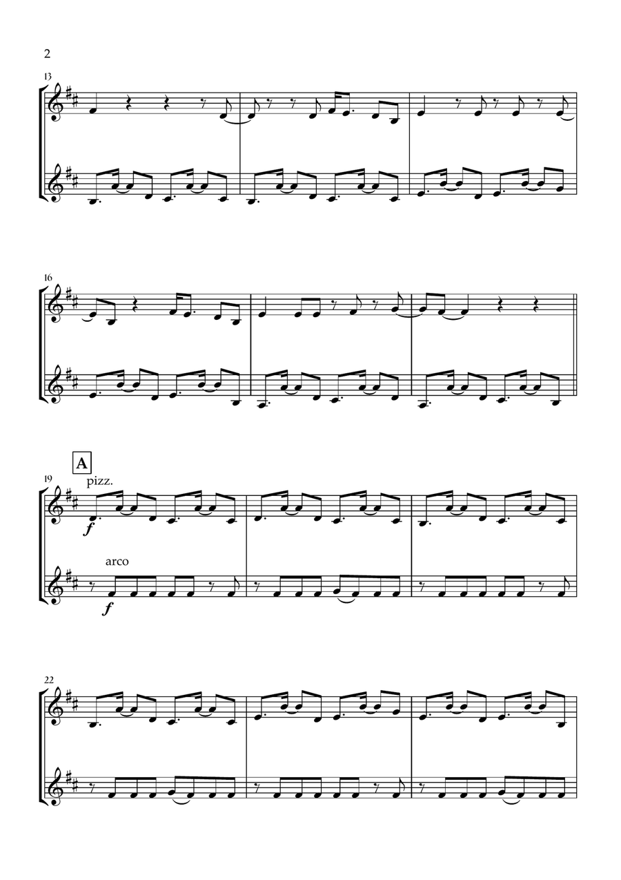 Birds Of A Feather Birds Of A Feather String Duet scores gallery preview page 2