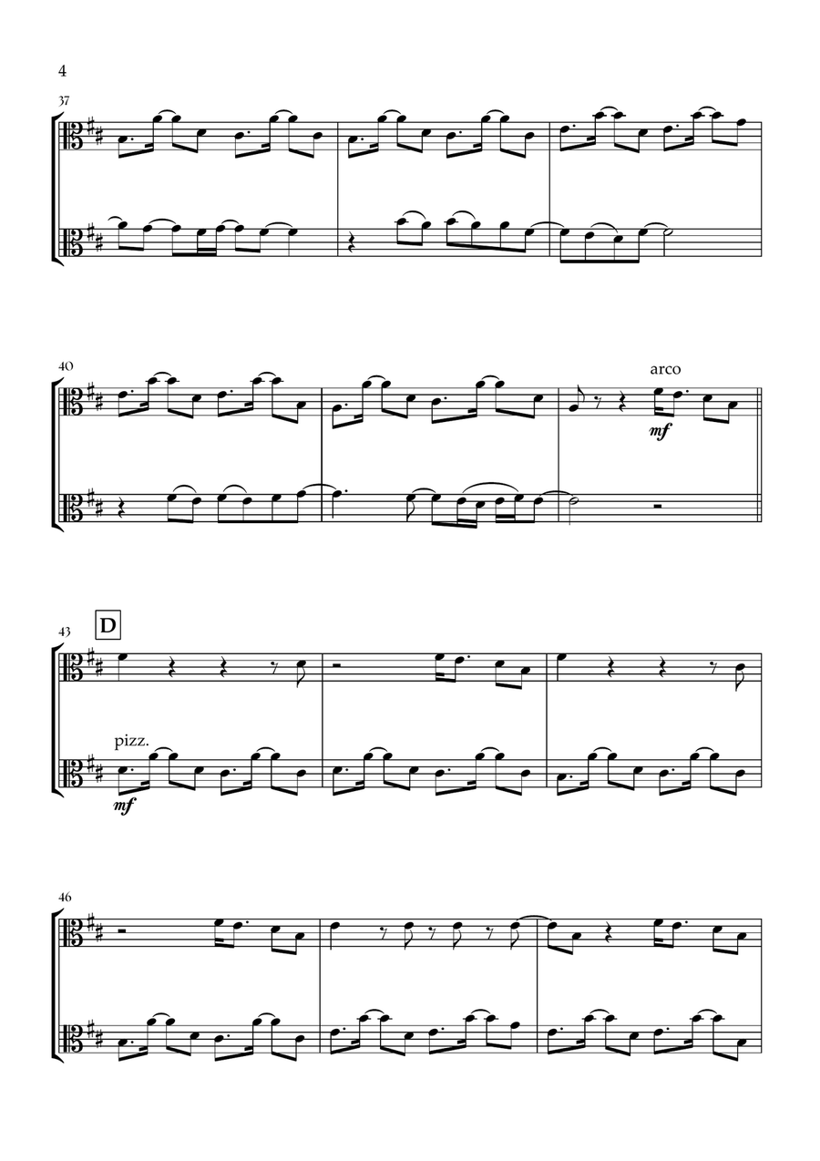 Birds Of A Feather Birds Of A Feather String Duet scores gallery preview page 4