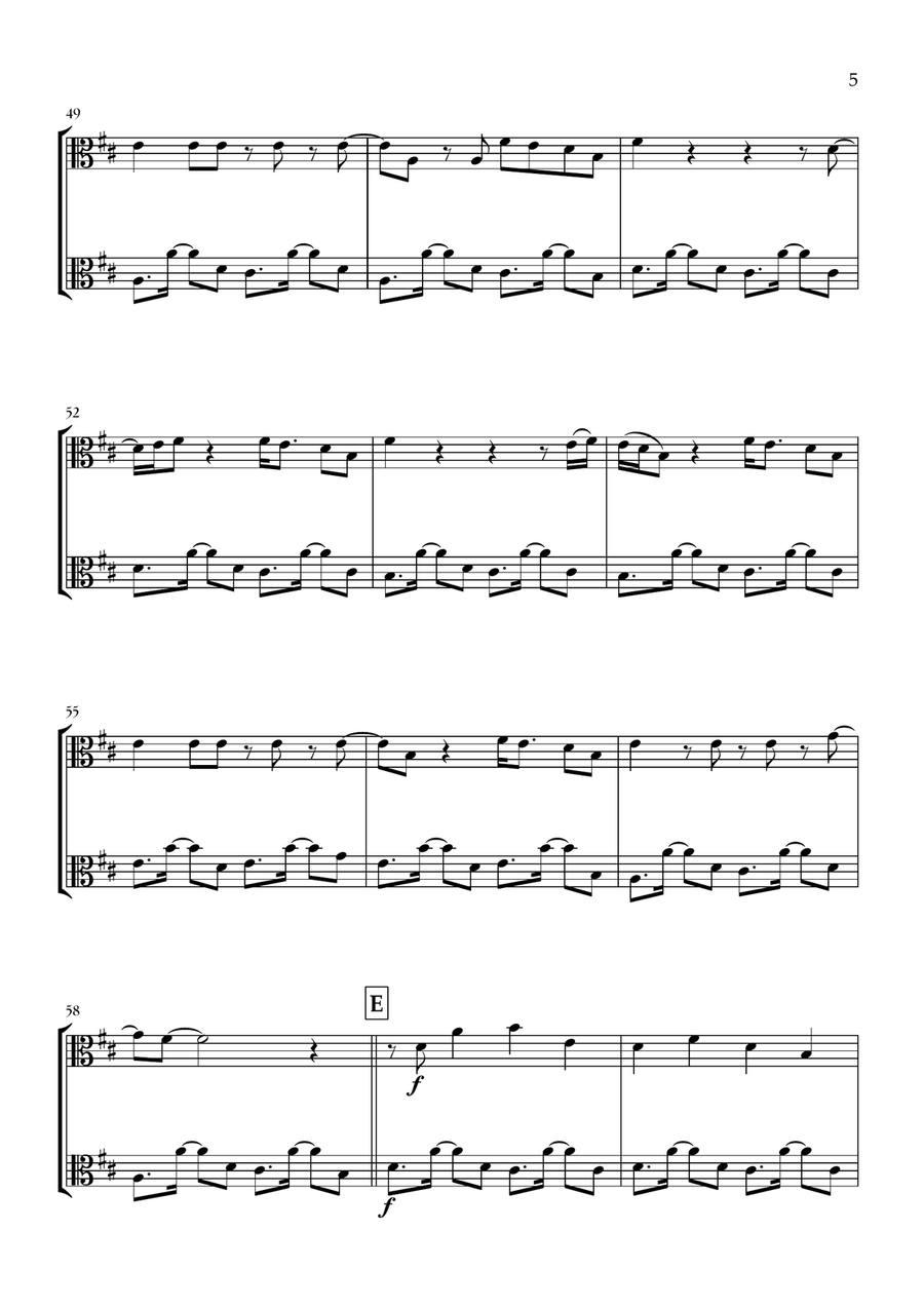 Birds Of A Feather Birds Of A Feather String Duet scores gallery preview page 5