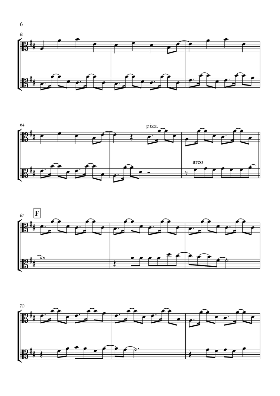 Birds Of A Feather Birds Of A Feather String Duet scores gallery preview page 6