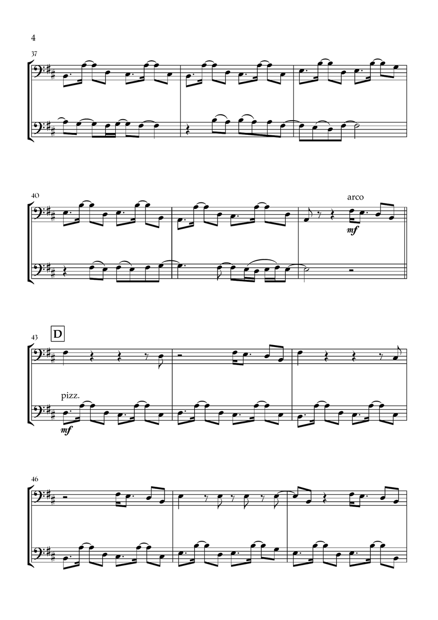 Birds Of A Feather Birds Of A Feather String Duet scores gallery preview page 4