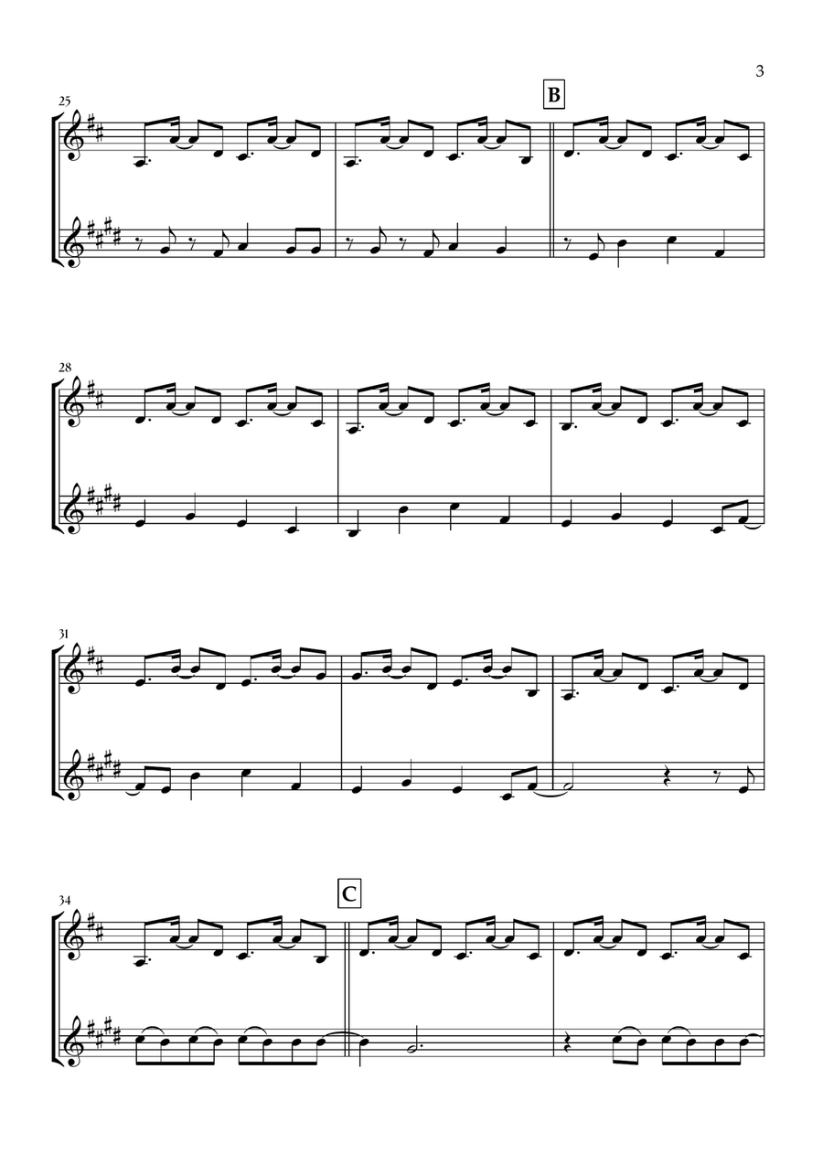 Birds Of A Feather Birds Of A Feather B-Flat Clarinet scores gallery preview page 3