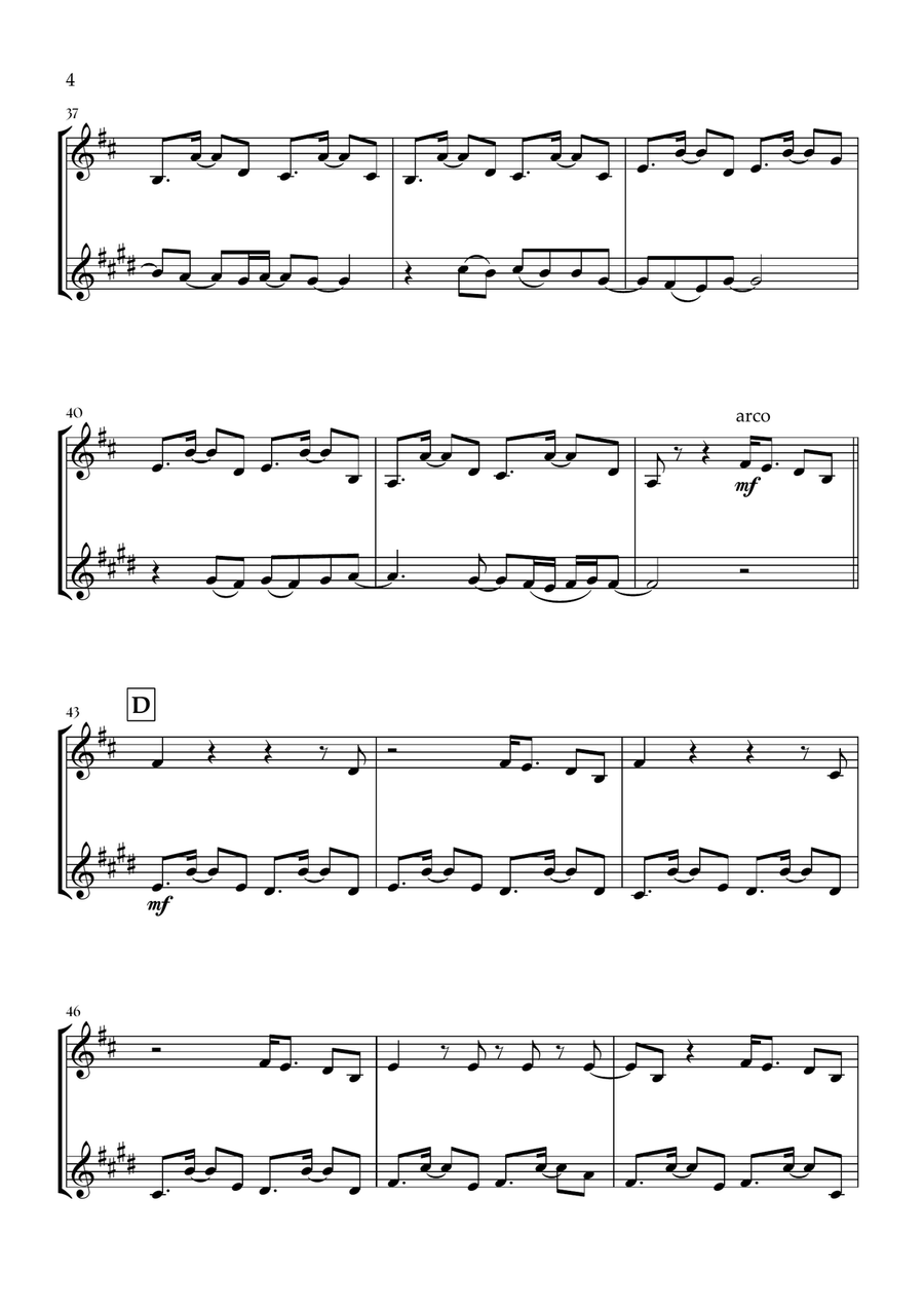 Birds Of A Feather Birds Of A Feather B-Flat Clarinet scores gallery preview page 4