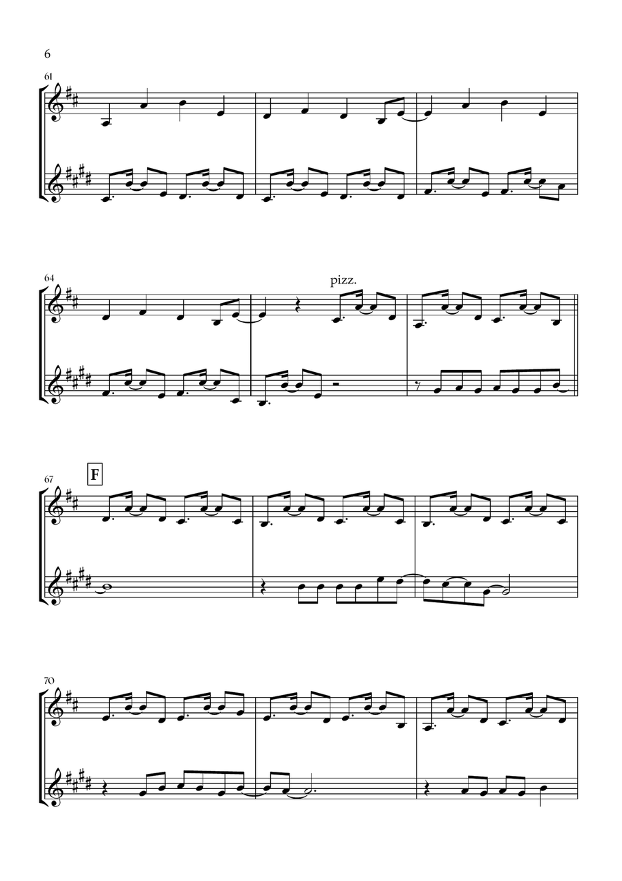 Birds Of A Feather Birds Of A Feather B-Flat Clarinet scores gallery preview page 6