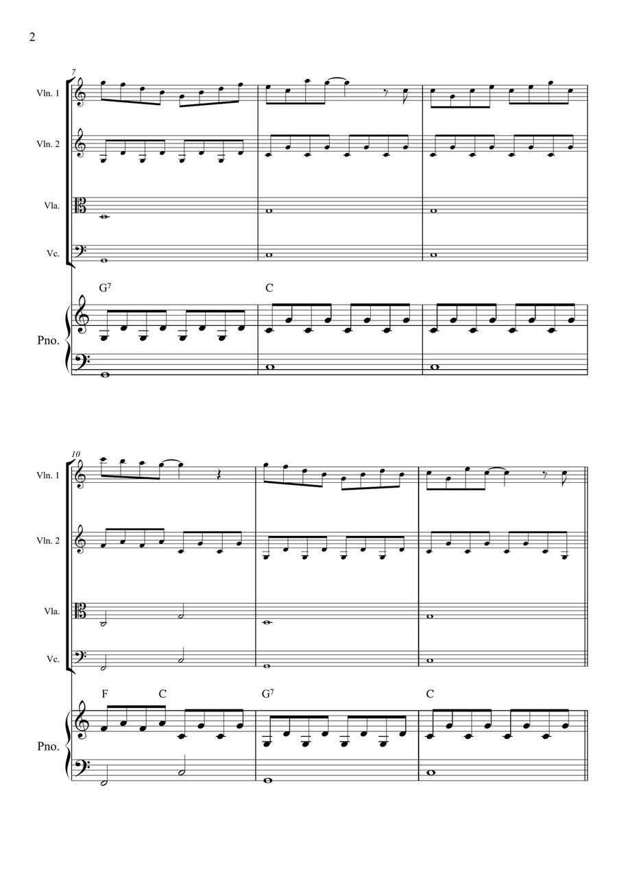 Music Box Dancer Music Box Dancer String Quartet scores gallery preview page 2