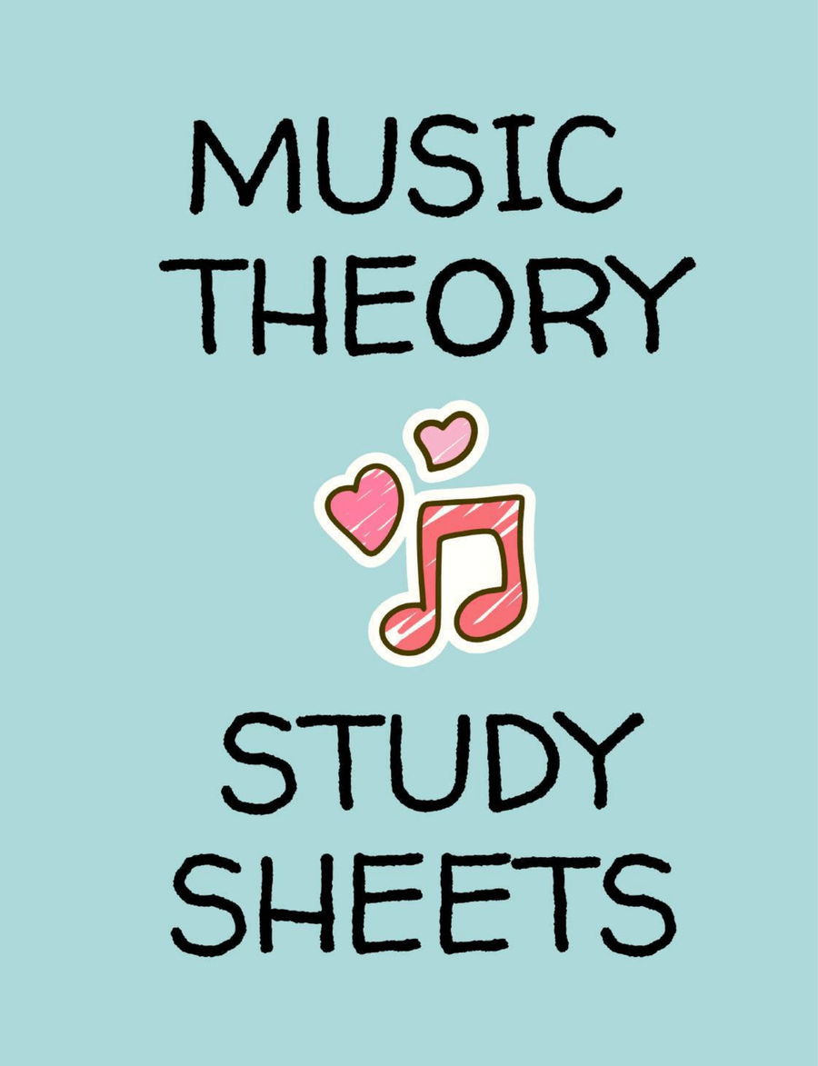 Music Theory E-Book | Teach Yourself Study Sheets, Circle of 5ths, All keys, Scales, Key Signatures Study Score scores gallery preview page 1