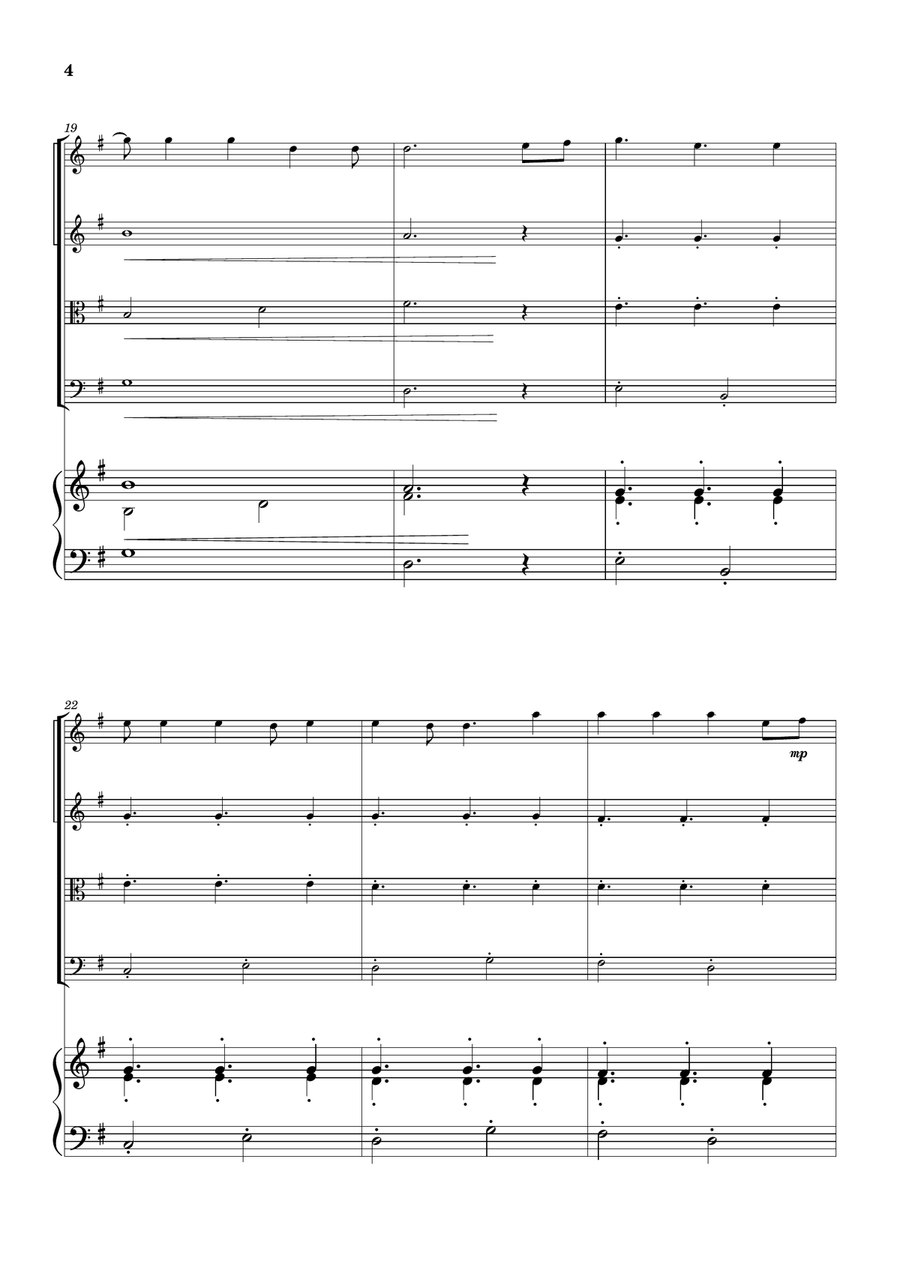 Cheap Thrills (Feat. Sean Paul) String Quartet scores gallery preview page 4