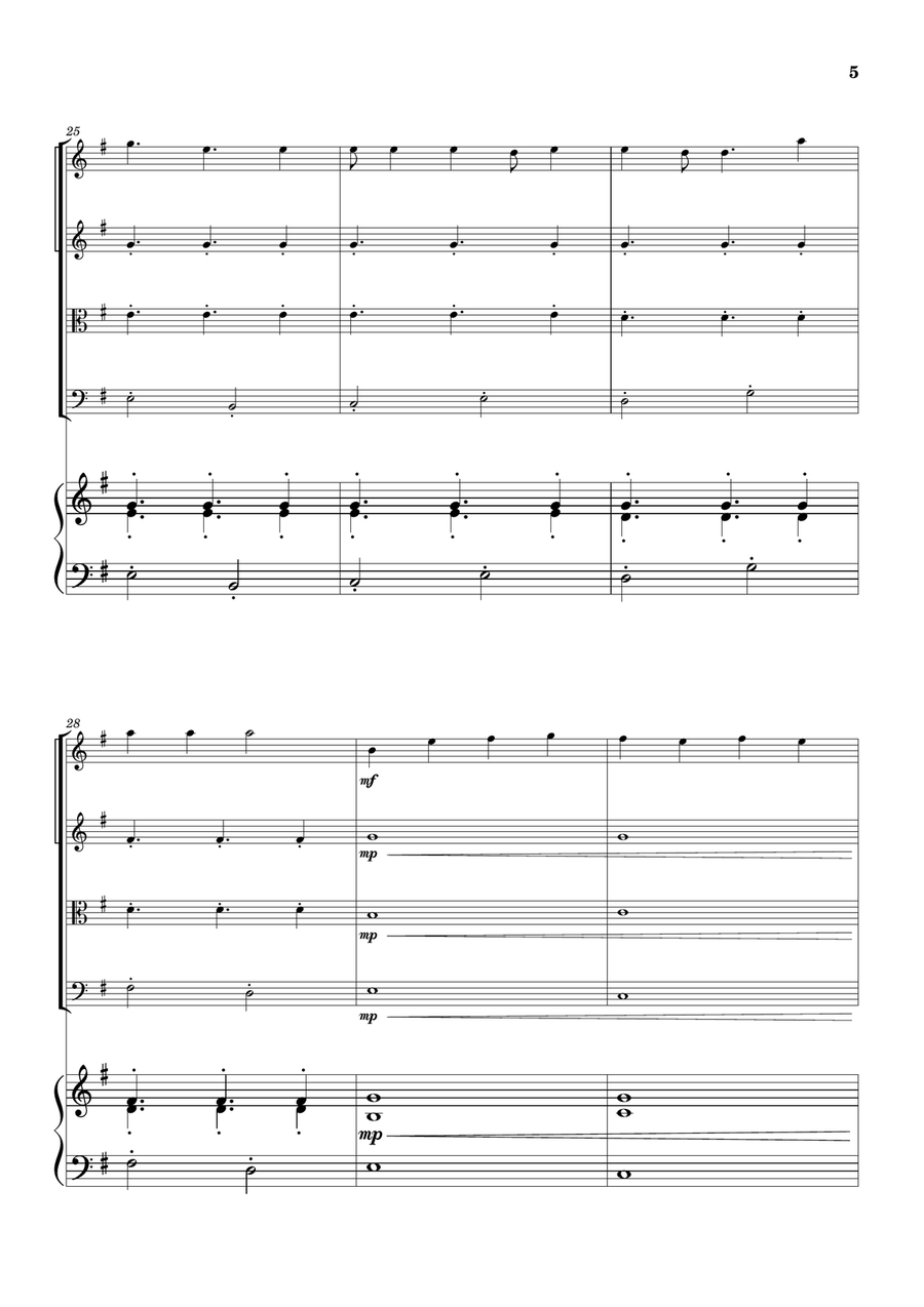 Cheap Thrills (Feat. Sean Paul) String Quartet scores gallery preview page 5