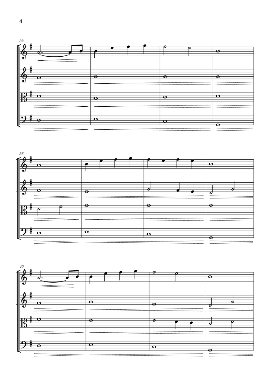 Cheap Thrills (Feat. Sean Paul) String Quartet scores gallery preview page 4