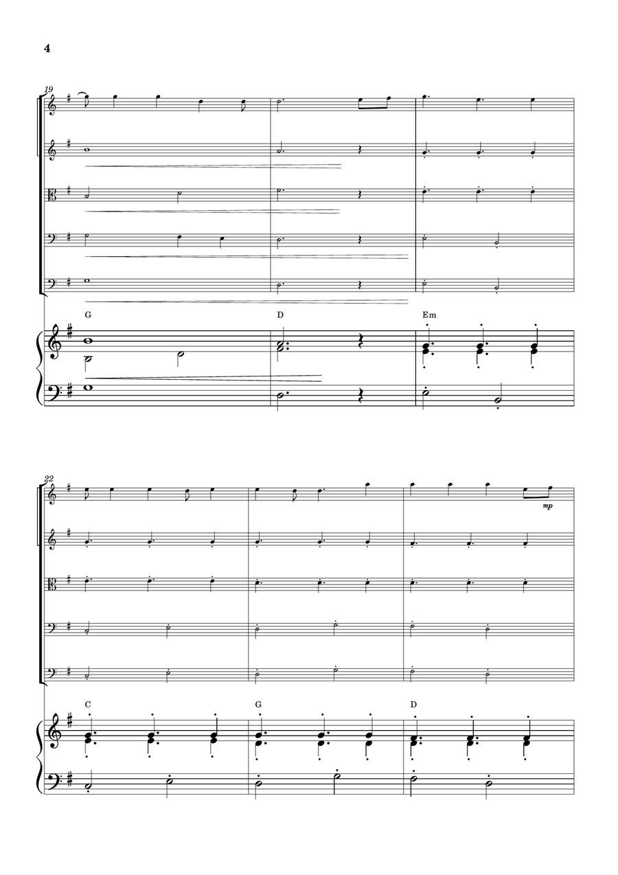Cheap Thrills (Feat. Sean Paul) String Orchestra scores gallery preview page 4
