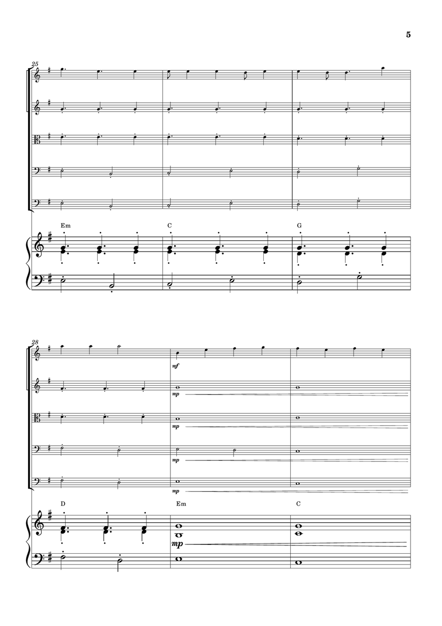 Cheap Thrills (Feat. Sean Paul) String Orchestra scores gallery preview page 5