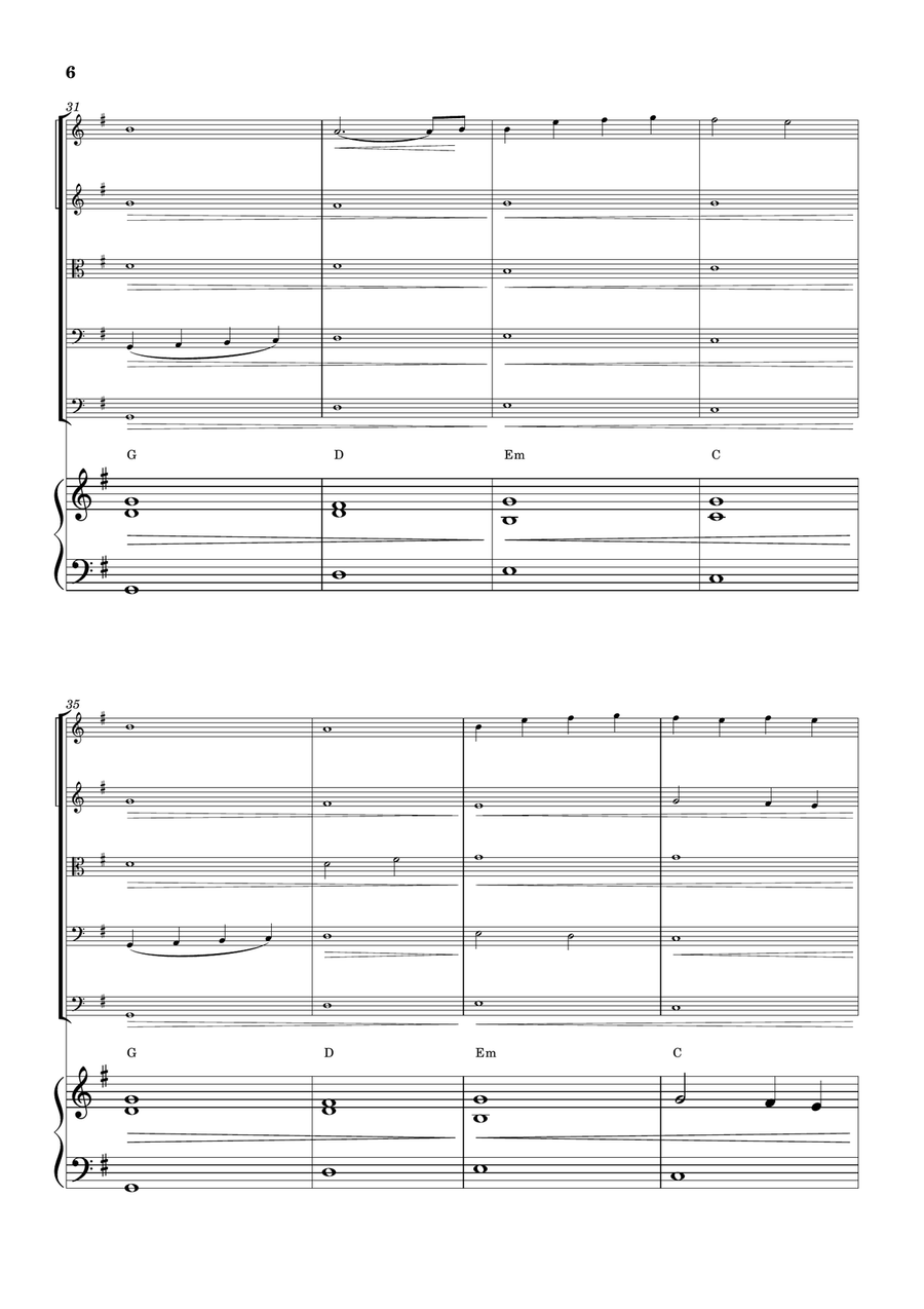 Cheap Thrills (Feat. Sean Paul) String Orchestra scores gallery preview page 6