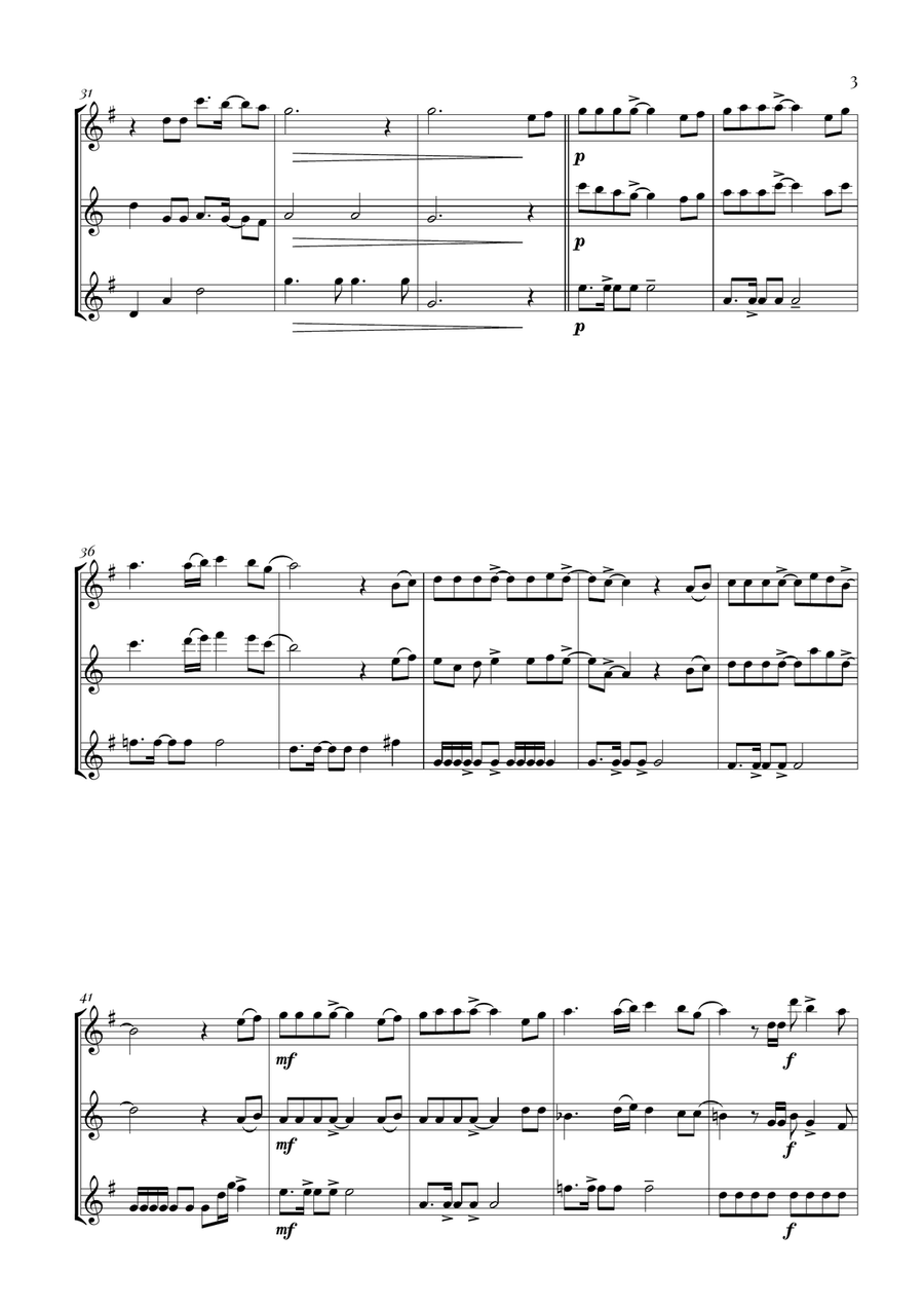 Circle Of Life Woodwind Trio scores gallery preview page 3