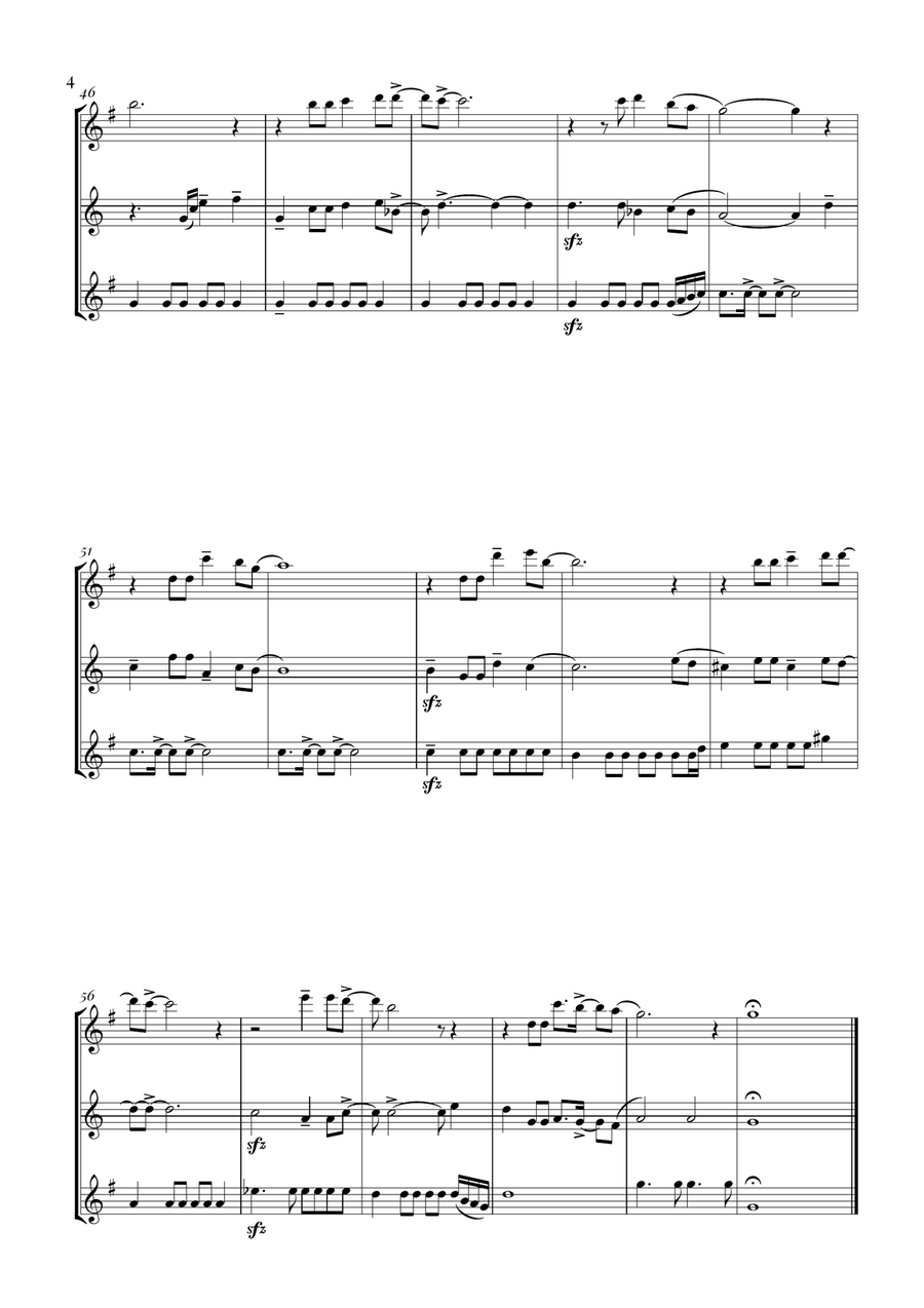 Circle Of Life Woodwind Trio scores gallery preview page 4